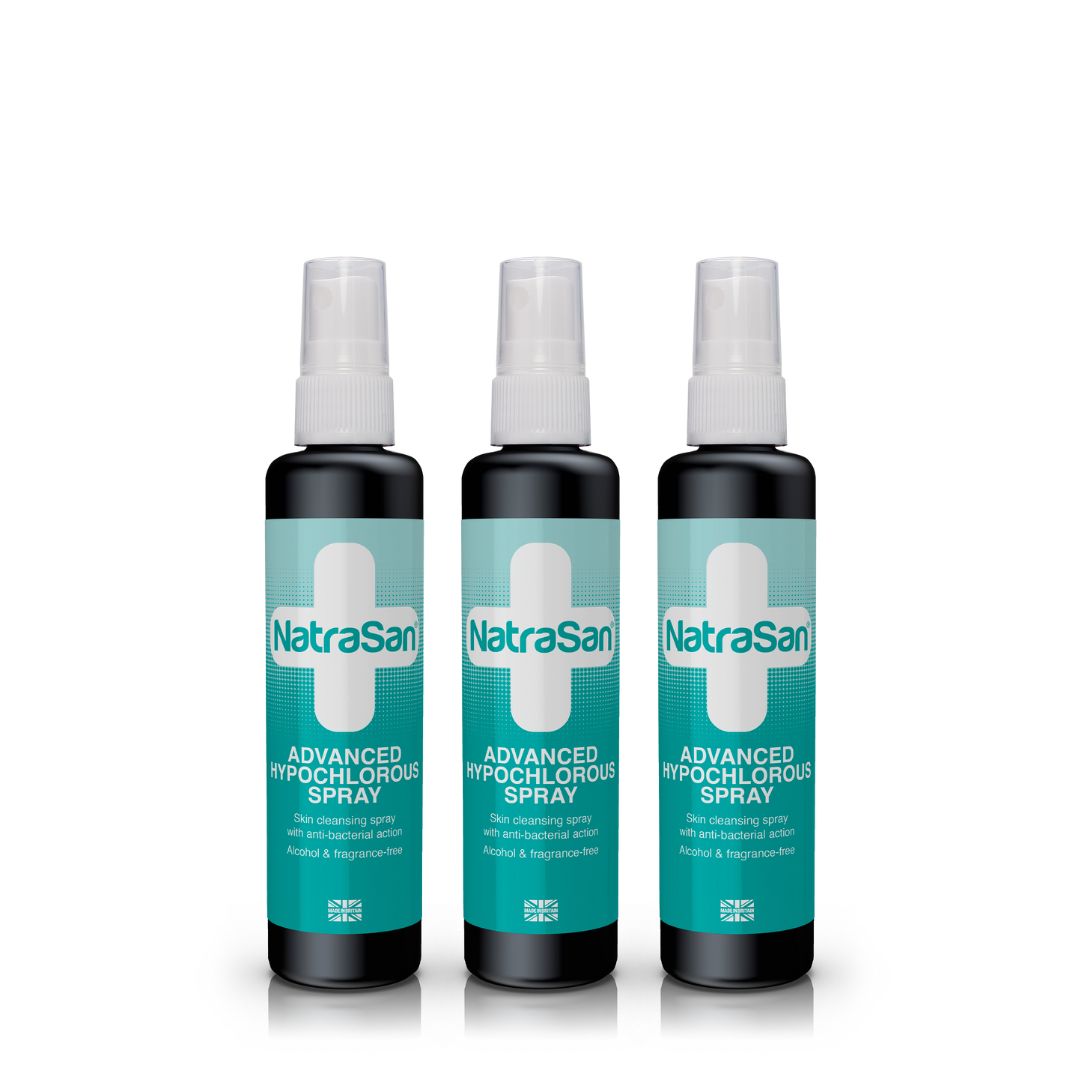 NatraSan Advanced Hypochlorous Spray 100ml - 3 Pack