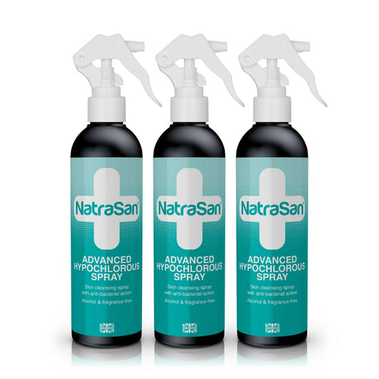 NatraSan Advanced Hypochlorous Spray 250ml - 3 Pack