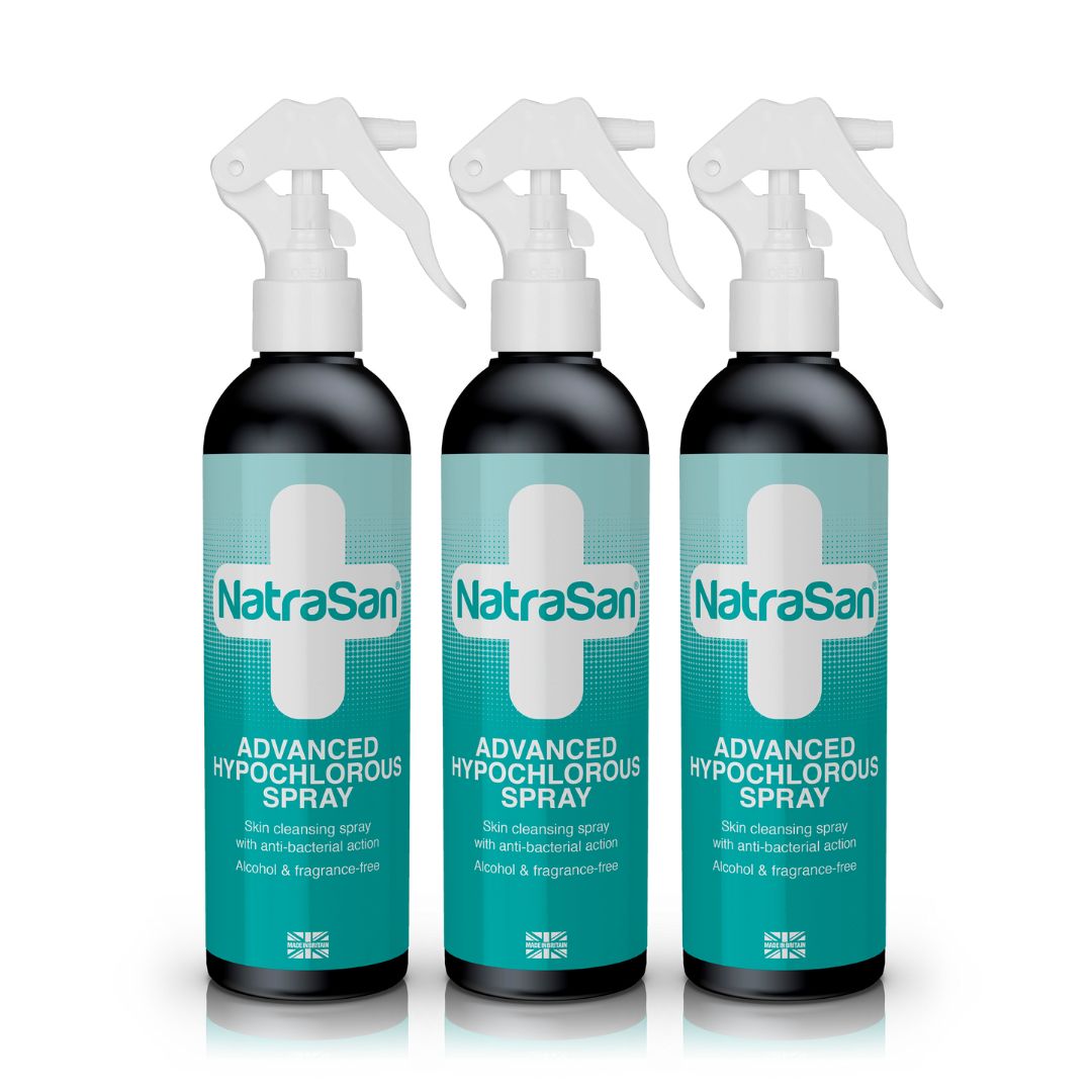 NatraSan Advanced Hypochlorous Spray 250ml - 3 Pack
